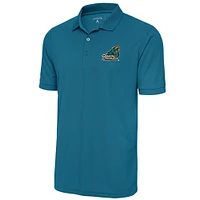 Men's Antigua  Teal Coastal Carolina Chanticleers Legacy Pique Polo