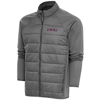 Men's Antigua  Steel Dallas Baptist Patriots Altitude Quilted Full-Zip Jacket