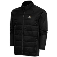 Men's Antigua  Black Alabama State Hornets Altitude Quilted Full-Zip Jacket