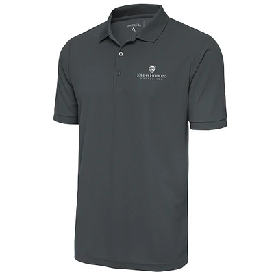 Men's Antigua  Pewter Johns Hopkins Blue Jays Big & Tall Legacy Pique Polo