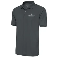 Men's Antigua  Pewter Johns Hopkins Blue Jays Big & Tall Legacy Pique Polo