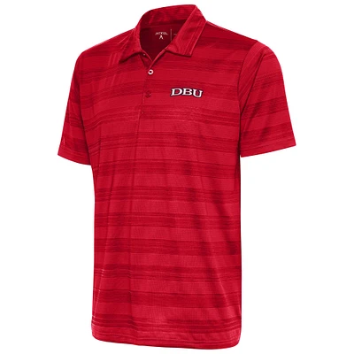 Men's Antigua  Red Dallas Baptist Patriots Compass Polo
