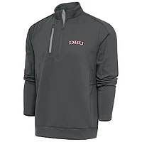 Men's Antigua Pewter Dallas Baptist Patriots Generation Quarter-Zip Pullover Top