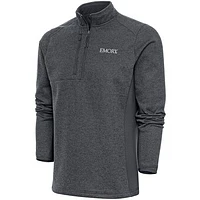 Men's Antigua  Charcoal Emory Eagles Course Quarter-Zip Top