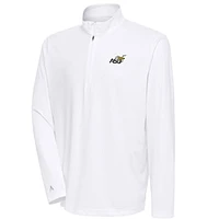 Men's Antigua  White Alabama State Hornets Tribute Quarter-Zip Top