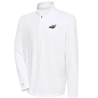 Men's Antigua  White Alabama State Hornets Tribute Quarter-Zip Top