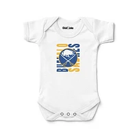 Newborn & Infant Chad Jake White Buffalo Sabres Bodysuit