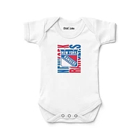 Newborn & Infant Chad Jake White New York Rangers Bodysuit