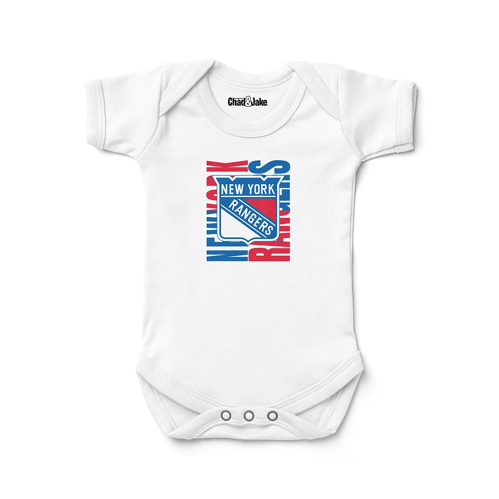 Newborn & Infant Chad Jake White New York Rangers Bodysuit