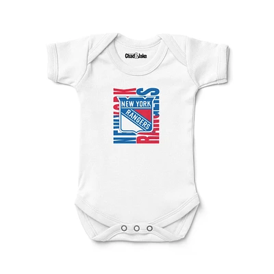 Newborn & Infant Chad Jake White New York Rangers Bodysuit