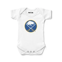Newborn & Infant Chad Jake White Buffalo Sabres Logo Bodysuit