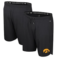 Youth Colosseum Black Iowa Hawkeyes Things Happen Shorts