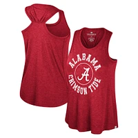 Women's Colosseum Crimson Alabama Crimson Tide Prudence Racerback Tank Top