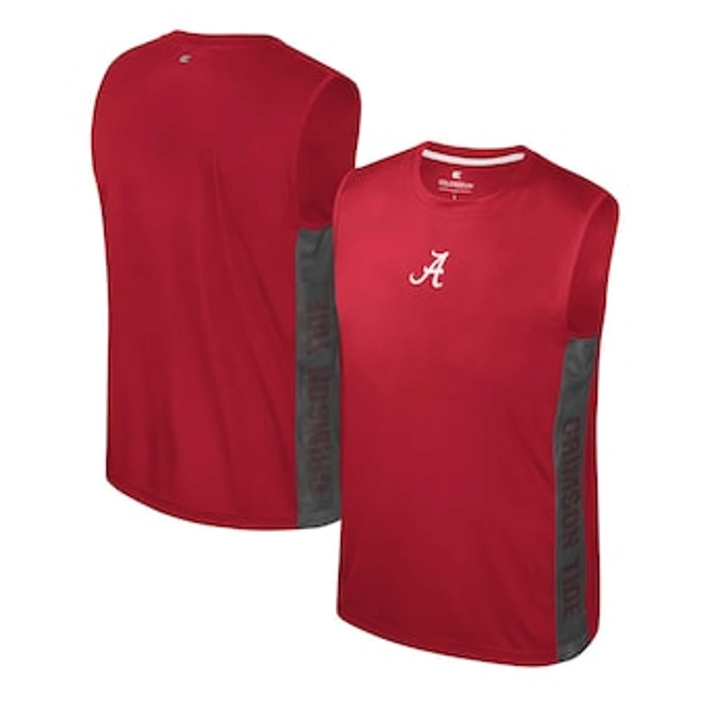 Youth Colosseum Crimson Alabama Tide Smak Talk Sleeveless T-Shirt