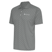 Men's Antigua  Steel UChicago Maroons Spark Polo