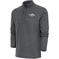 Men's Antigua  Charcoal San Francisco Dons Course Quarter-Zip Top