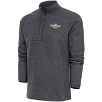 Men's Antigua  Charcoal San Francisco Dons Course Quarter-Zip Top