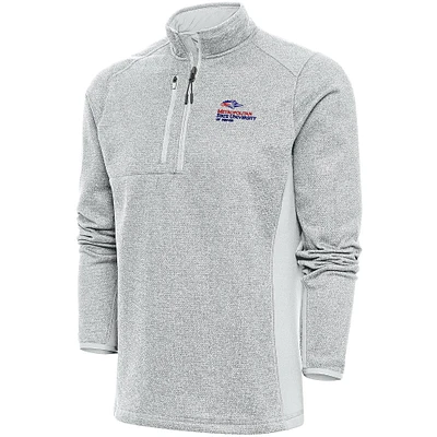 Men's Antigua  Gray MSU Denver Roadrunners Course Quarter-Zip Top