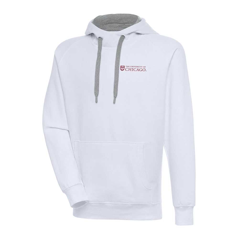 Men's Antigua UChicago Maroons Victory Pullover Hoodie