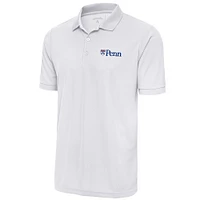 Men's Antigua  White Pennsylvania Quakers Big & Tall Legacy Pique Polo