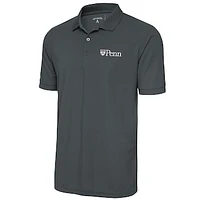 Men's Antigua  Pewter Pennsylvania Quakers Big & Tall Legacy Pique Polo