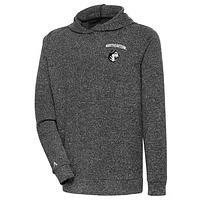 Men's Antigua Heather Northeastern Huskies Absolute Pullover Hoodie