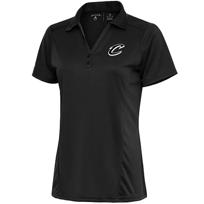 Women's Antigua Cleveland Cavaliers Brushed Metallic Tribute Polo
