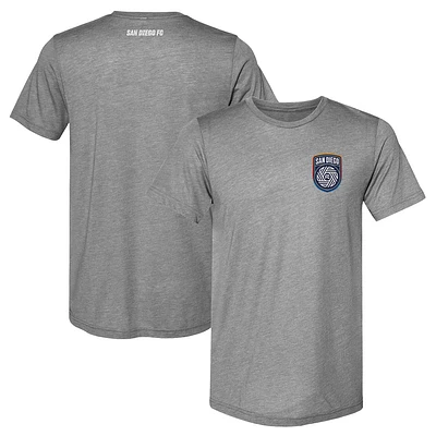 Men's 500 Level  Heather Gray San Diego FC Primary Logo Premium T-Shirt