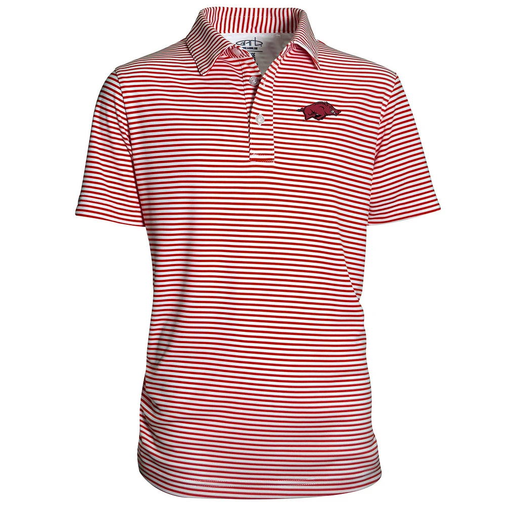 Youth Garb Cardinal Arkansas Razorbacks Carson Polo