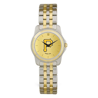 Women's  Pittsburgh Pirates Gold Dial Two-Tone Wristwatch