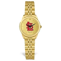 Women's  Gold St. Louis Cardinals Rolled Link Bracelet Wristwatch