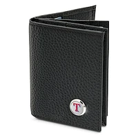 Men's  Black Texas Rangers Business Card Wallet