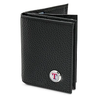 Men's  Black Texas Rangers Business Card Wallet