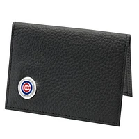 Men's  Black Chicago Cubs Credit Card Wallet