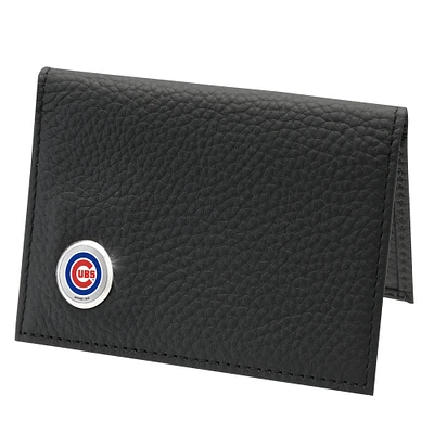 Men's  Black Chicago Cubs Credit Card Wallet