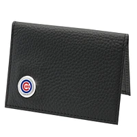 Men's  Black Chicago Cubs Credit Card Wallet