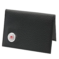 Men's  Black Cincinnati Reds Credit Card Wallet