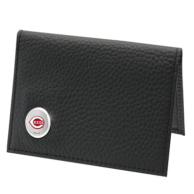 Men's  Black Cincinnati Reds Credit Card Wallet