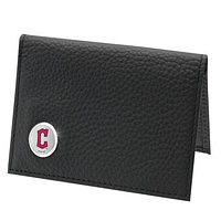 Men's  Black Cleveland Guardians Credit Card Wallet