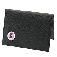 Men's  Black Cleveland Guardians Credit Card Wallet