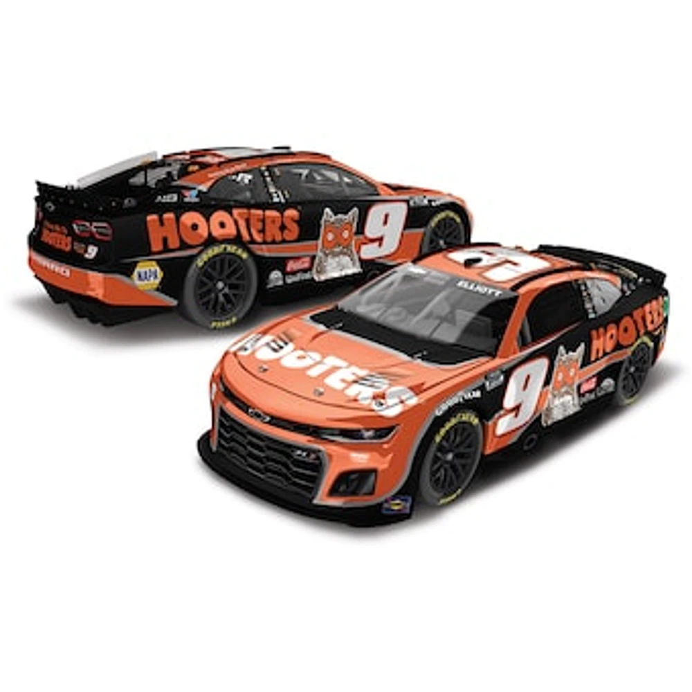 Action Racing Chase Elliott 2024 #9 Hooters 1:24 Regular Paint Die-Cast Chevrolet Camaro