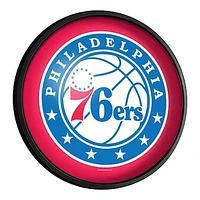 Philadelphia 76ers 18'' Round Slimline Illuminated Wall Sign