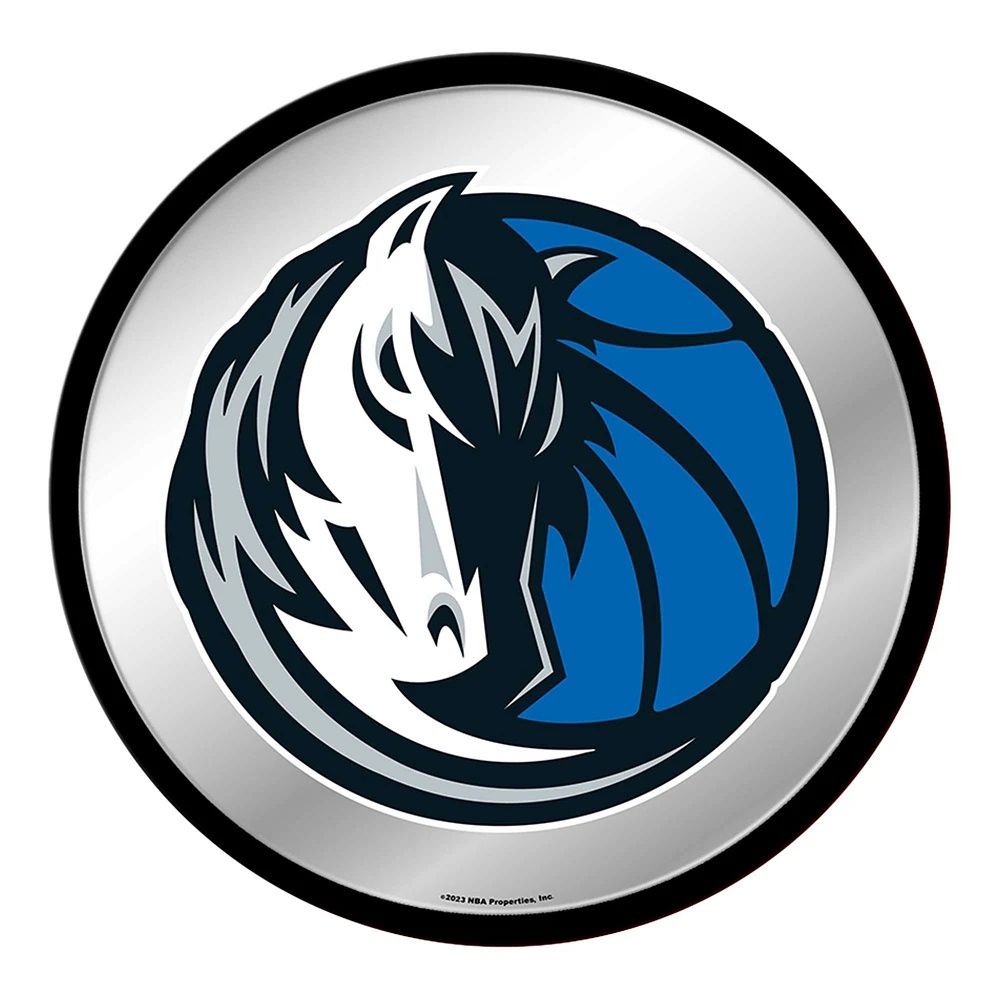 Dallas Mavericks 17.5" Modern Disc Mirrored Wall Sign