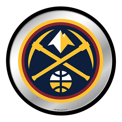 Denver Nuggets 17.5" Modern Disc Mirrored Wall Sign