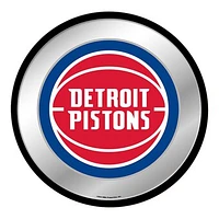 Detroit Pistons 17.5" Modern Disc Mirrored Wall Sign