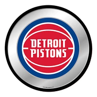 Detroit Pistons 17.5" Modern Disc Mirrored Wall Sign