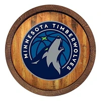 Minnesota Timberwolves 20.25'' Faux Barrel Top Sign