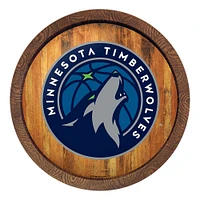 Minnesota Timberwolves 20.25'' Faux Barrel Top Sign