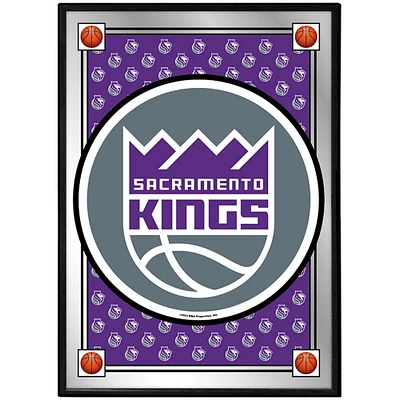 Sacramento Kings 27" x 19" Framed Mirrored Wall Sign