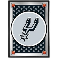 San Antonio Spurs 27" x 19" Framed Mirrored Wall Sign